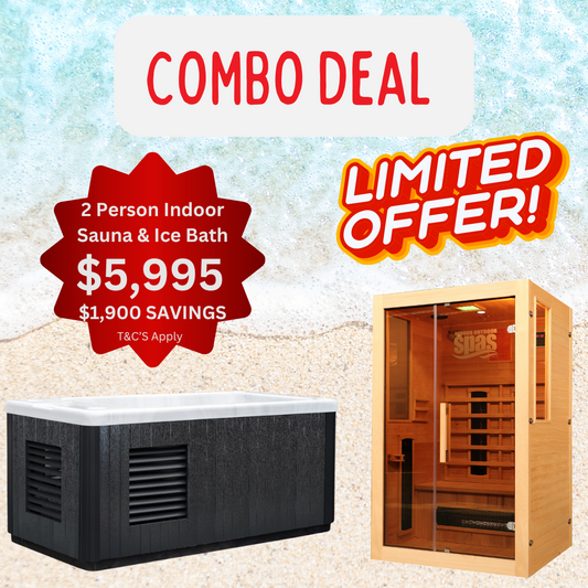 2 Person Indoor Sauna & Icebath