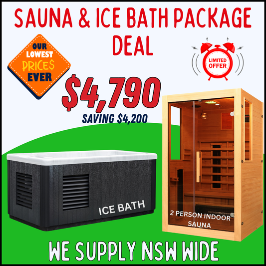 2 Person Indoor Sauna & Icebath