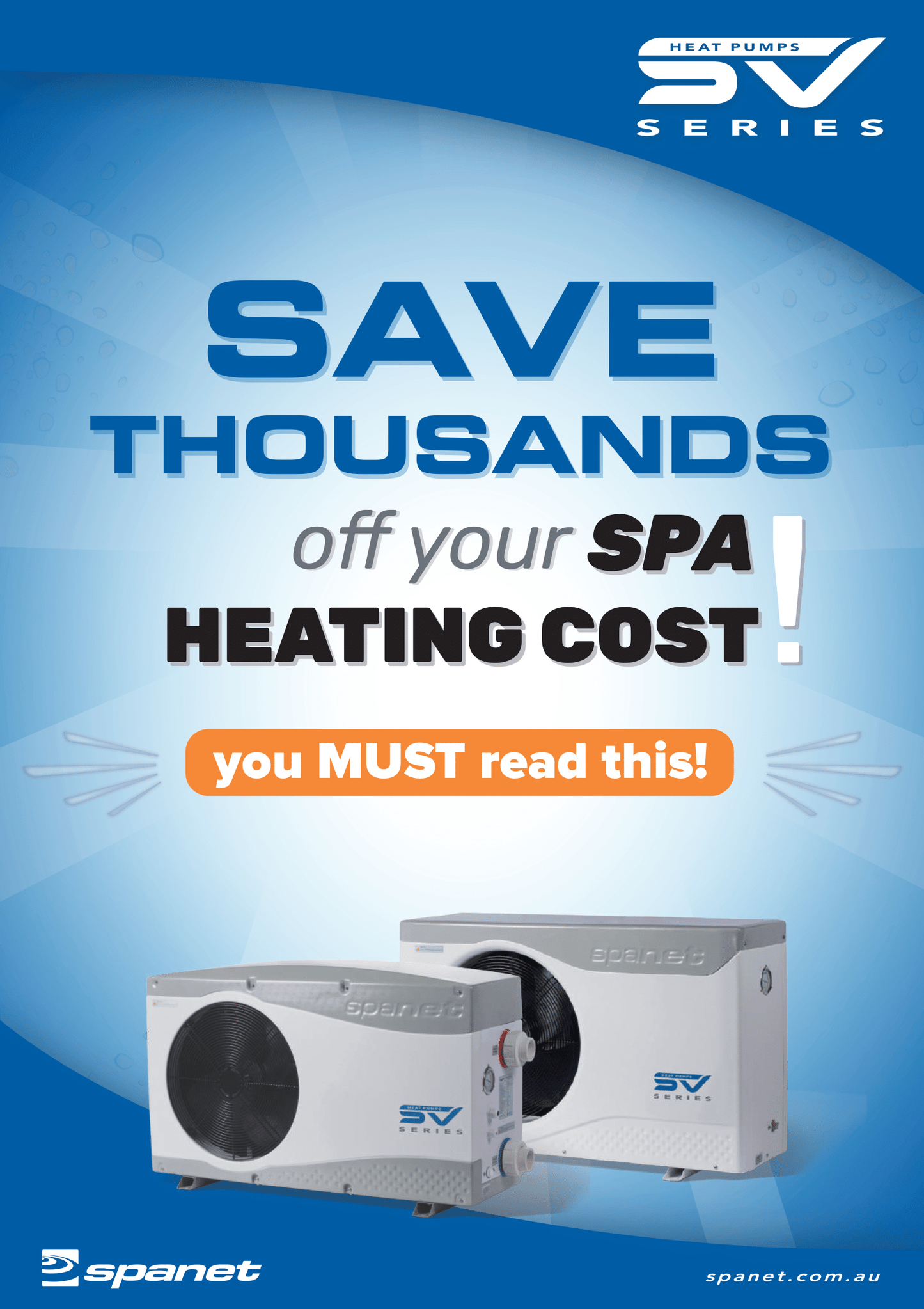 Spa Net 8.8Kw Heat Pump